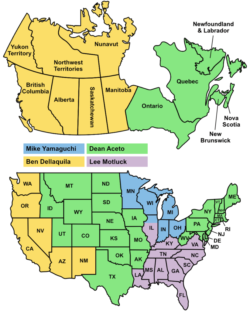 komatsu north america regional sales manager map 2023 11